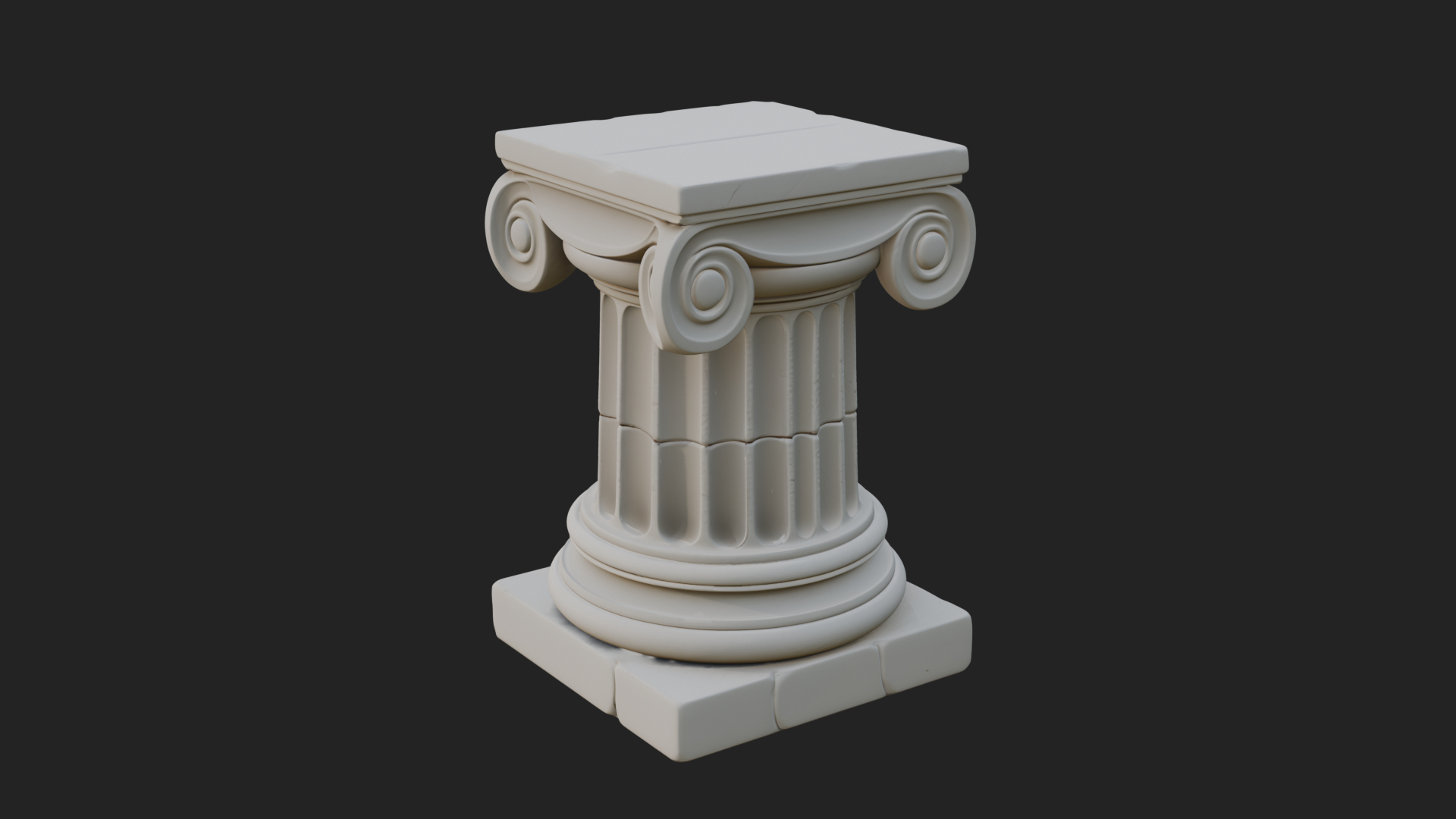 Carved Column Capital Design 29 3D Print Model 3D Model