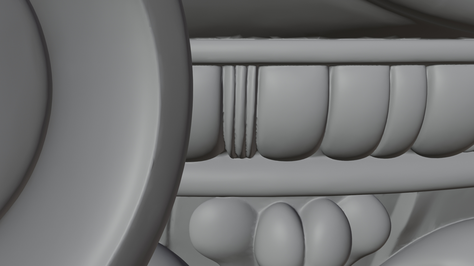 Carved Column Capital Design 30 3D Print Model 3D Model