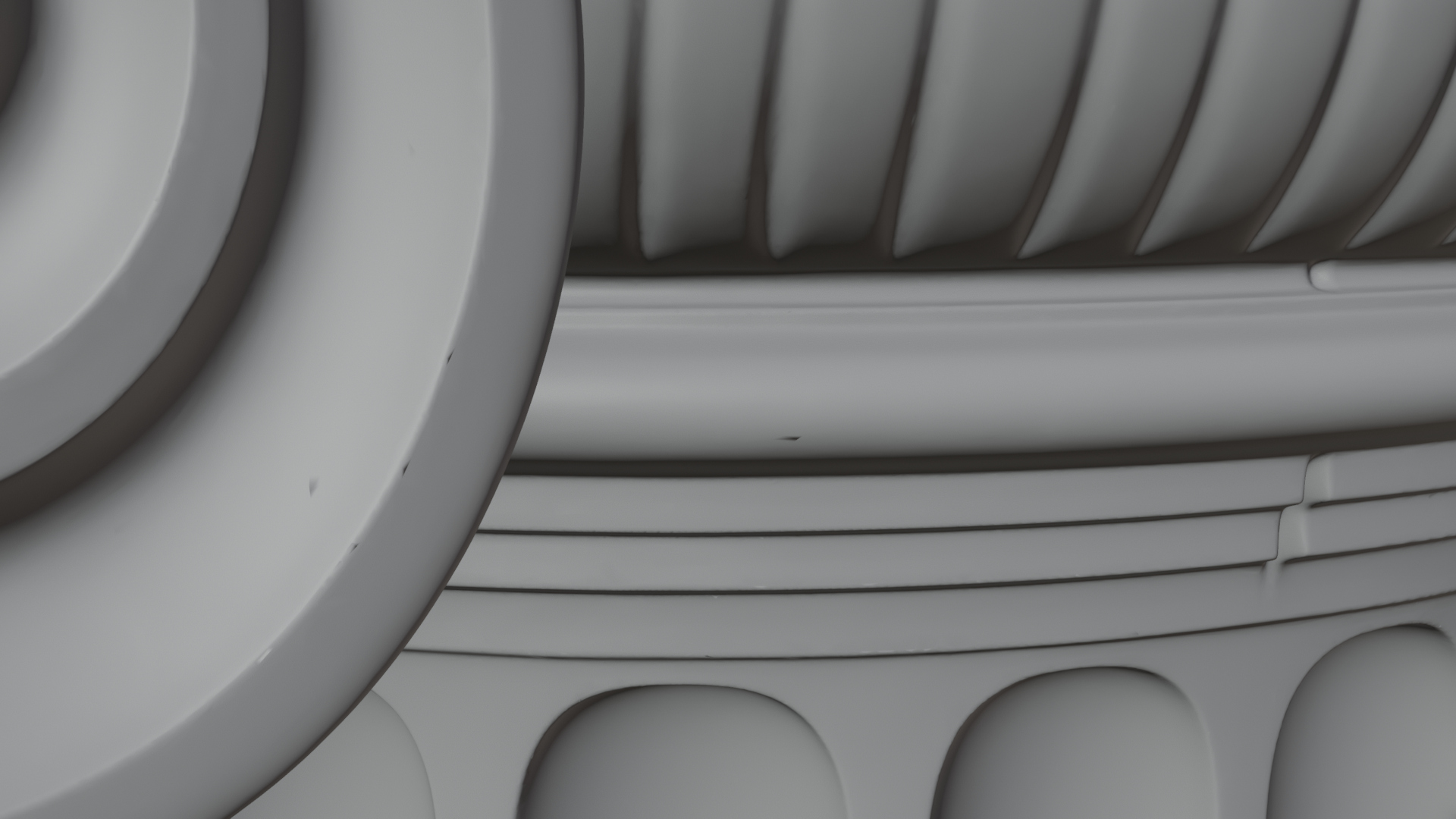 Carved Column Capital Design 32 3D Print Model 3D Model