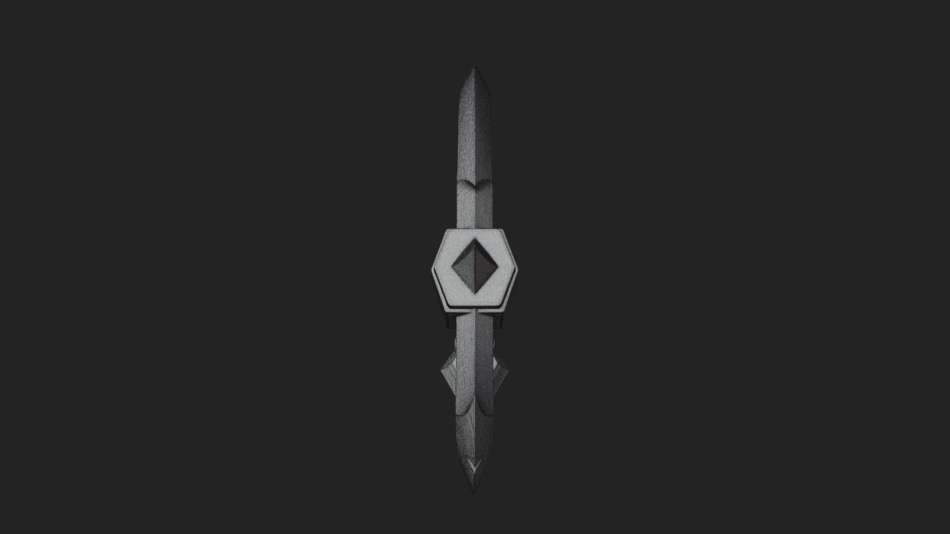 Carved Crescent Battle Axe Model Design 8 3D Print Model 3D Model