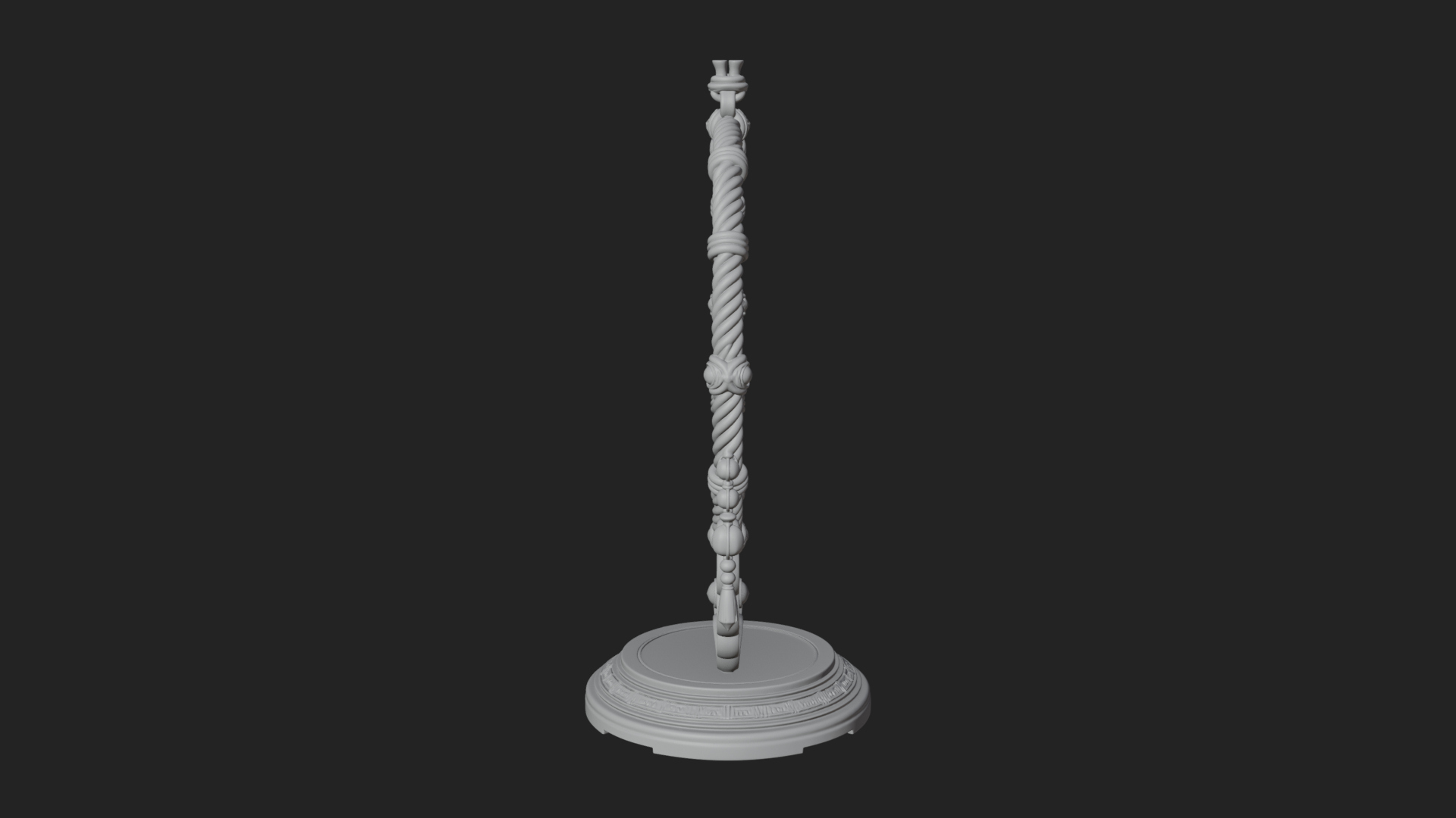 Carved Dream Catcher Ornament Design 1 3D Print Model 3D Model