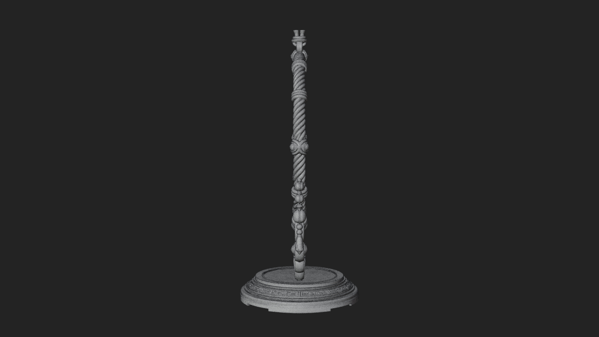 Carved Dream Catcher Ornament Design 1 3D Print Model 3D Model