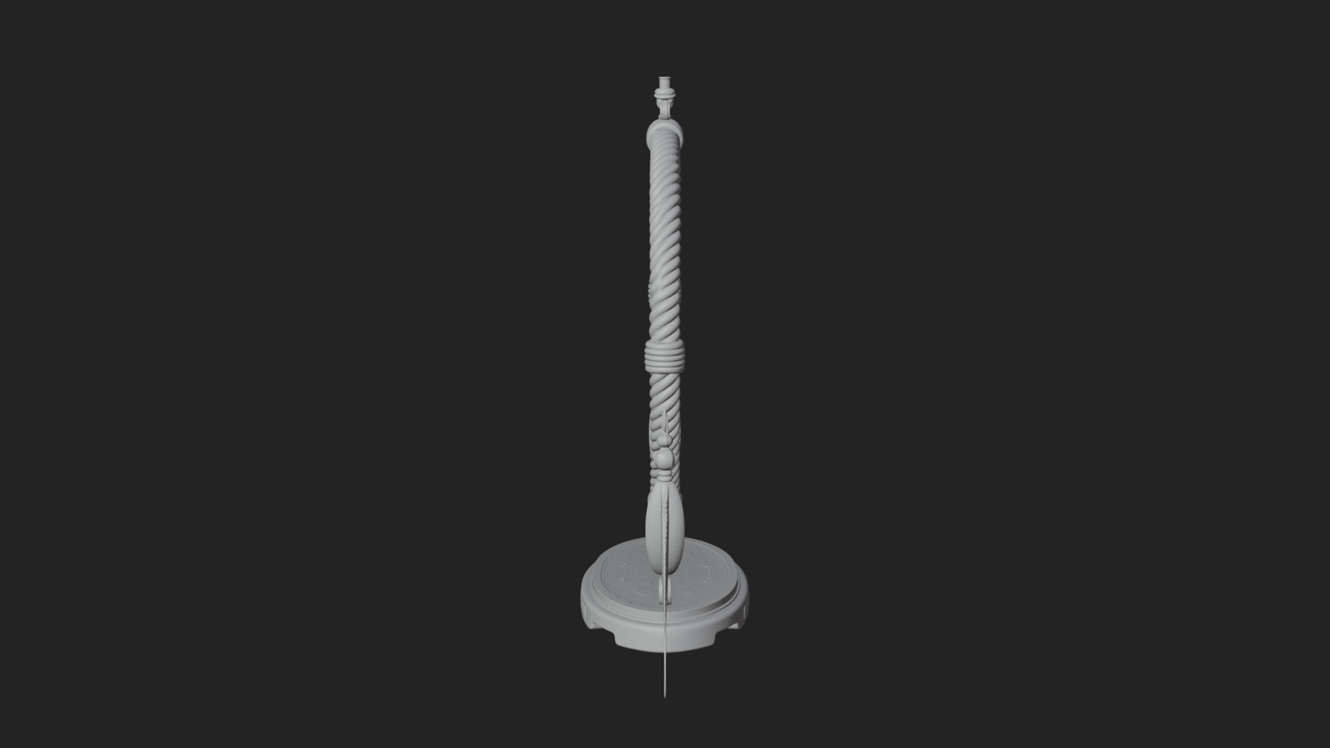 Carved Dream Catcher Ornament Design 2 3D Print Model 3D Model