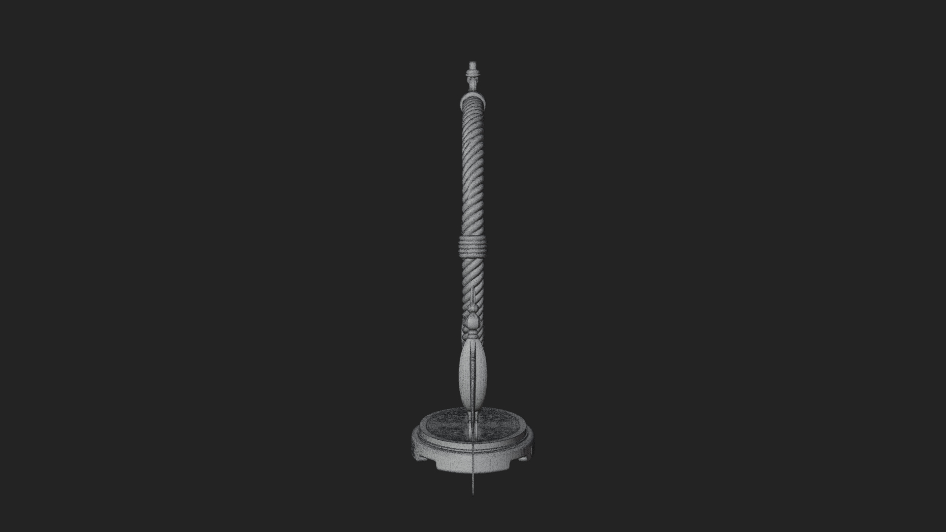 Carved Dream Catcher Ornament Design 2 3D Print Model 3D Model