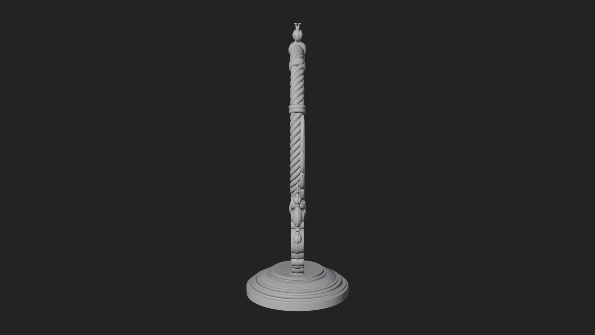 Carved Dream Catcher Ornament Design 3 3D Print Model 3D Model