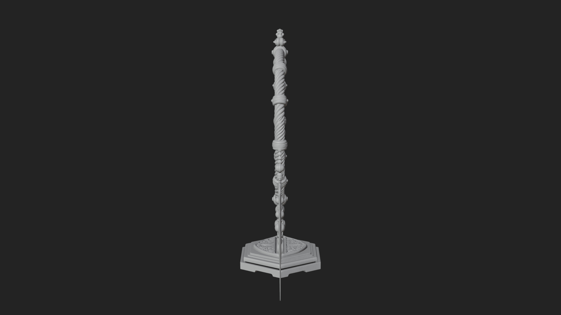 Carved Dream Catcher Ornament Design 4 3D Print Model 3D Model