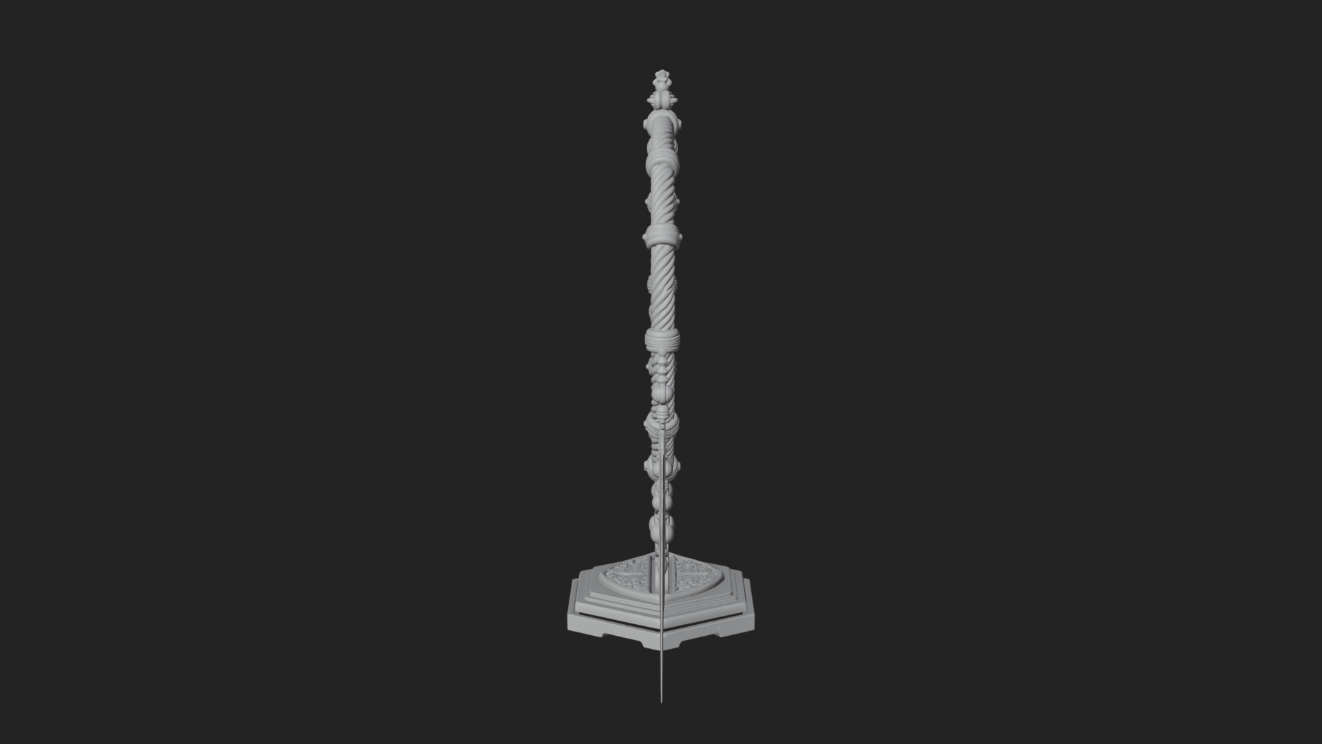 Carved Dream Catcher Ornament Design 4 3D Print Model 3D Model