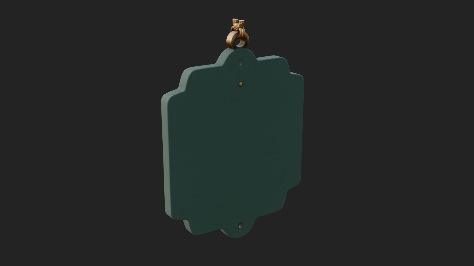 Carved Hanging Bell Ornament Design 3 3D Print Model 3D Model