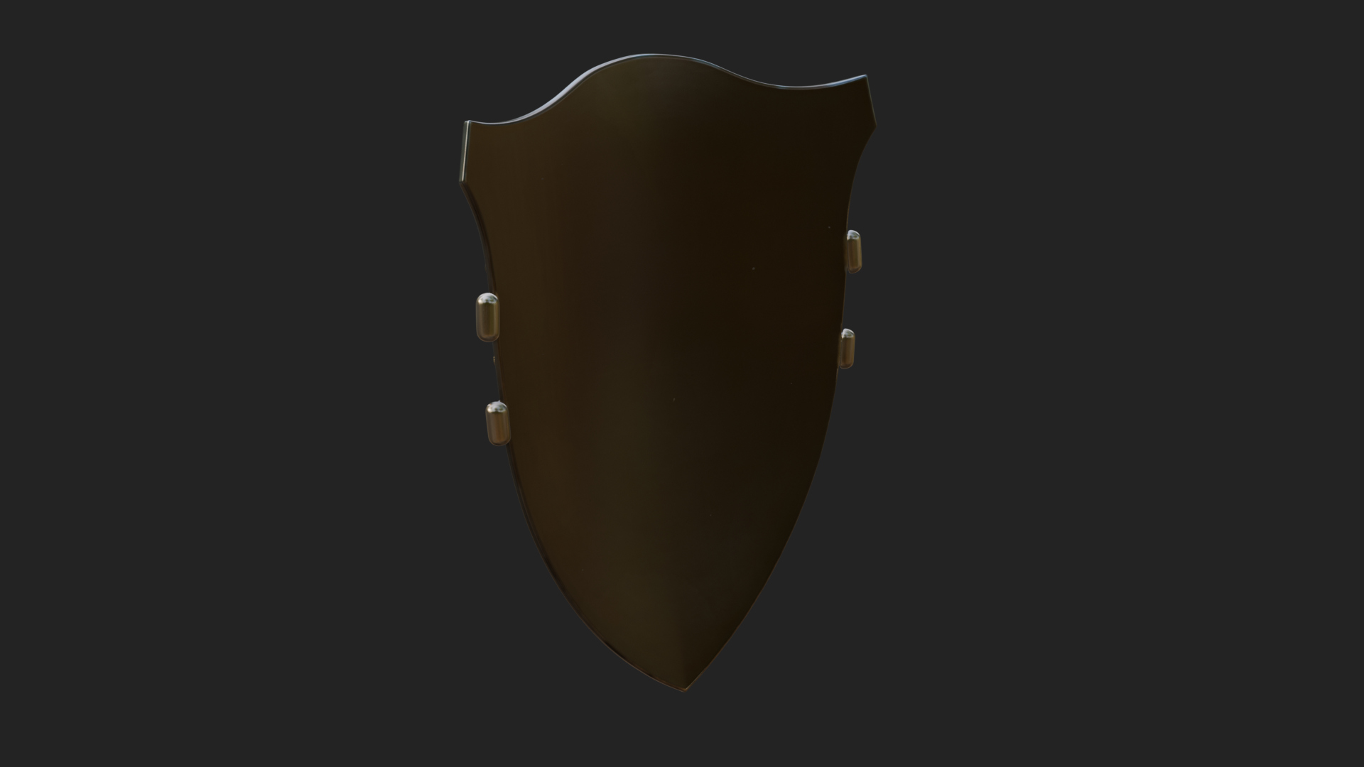 Carved Heater Kite Shield Model Design 2 3D Print Model 3D Model