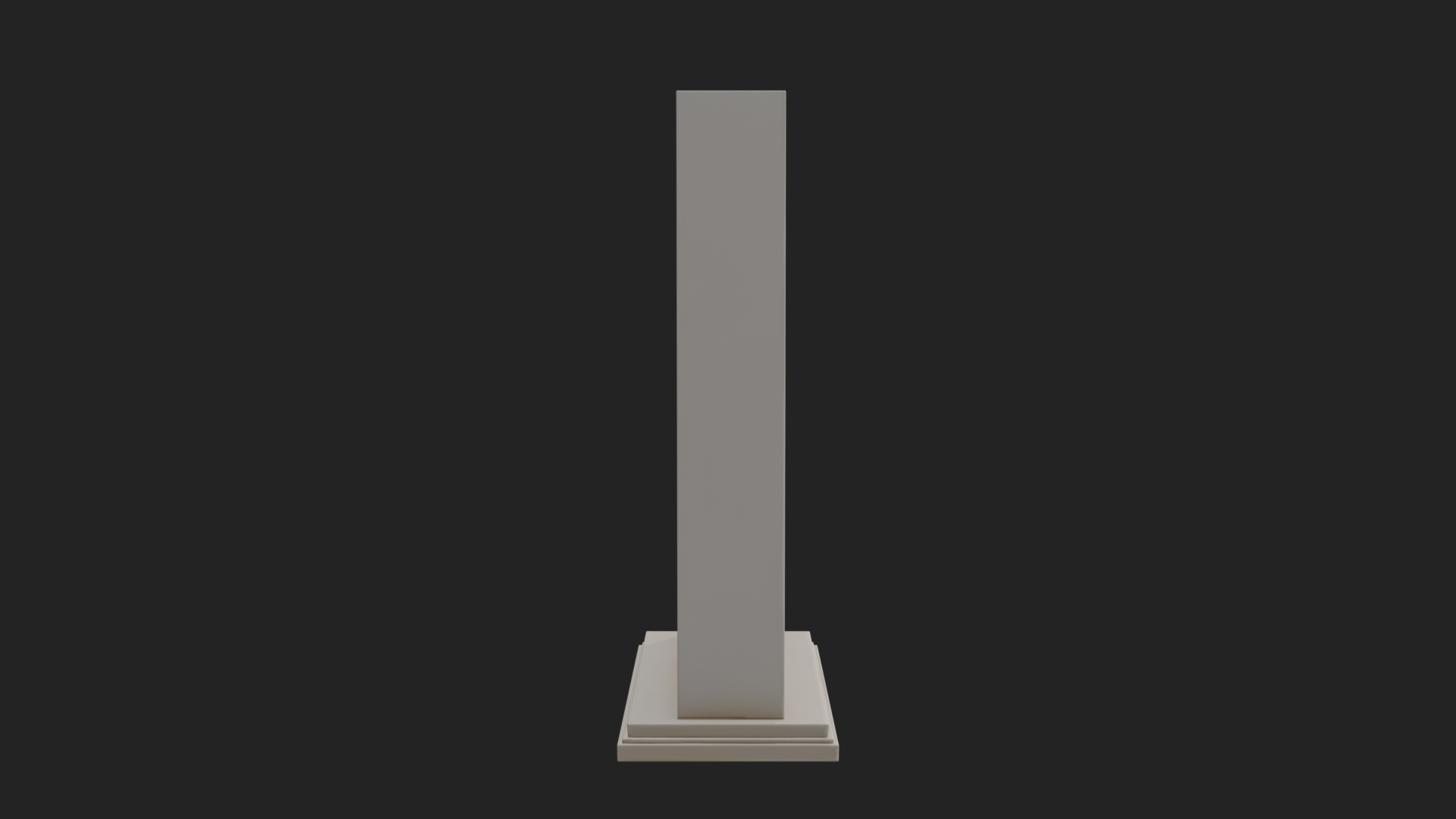 Carved Mihrab Niche Plaque Design 1 3D Print Model 3D Model