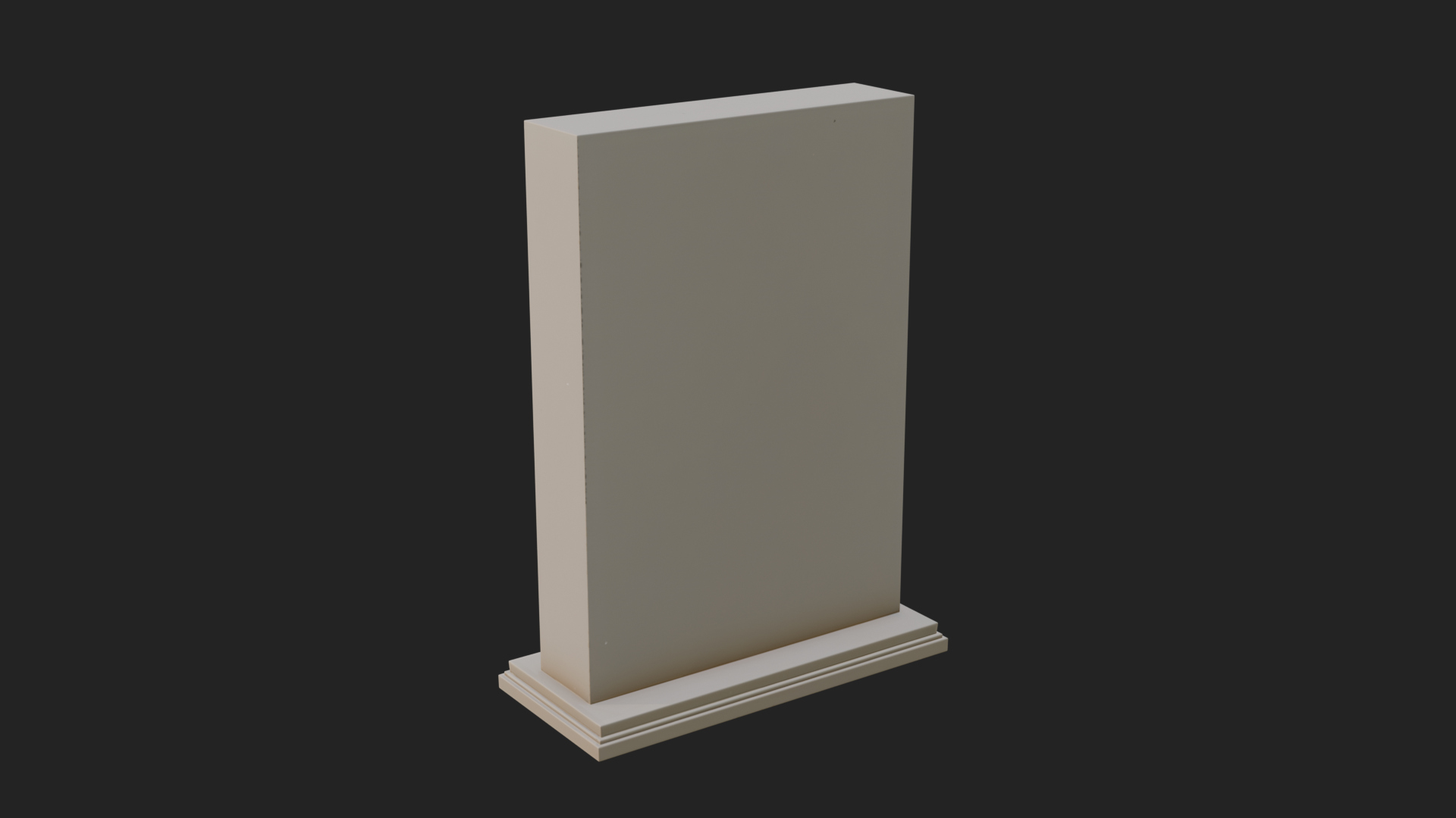 Carved Mihrab Niche Plaque Design 1 3D Print Model 3D Model