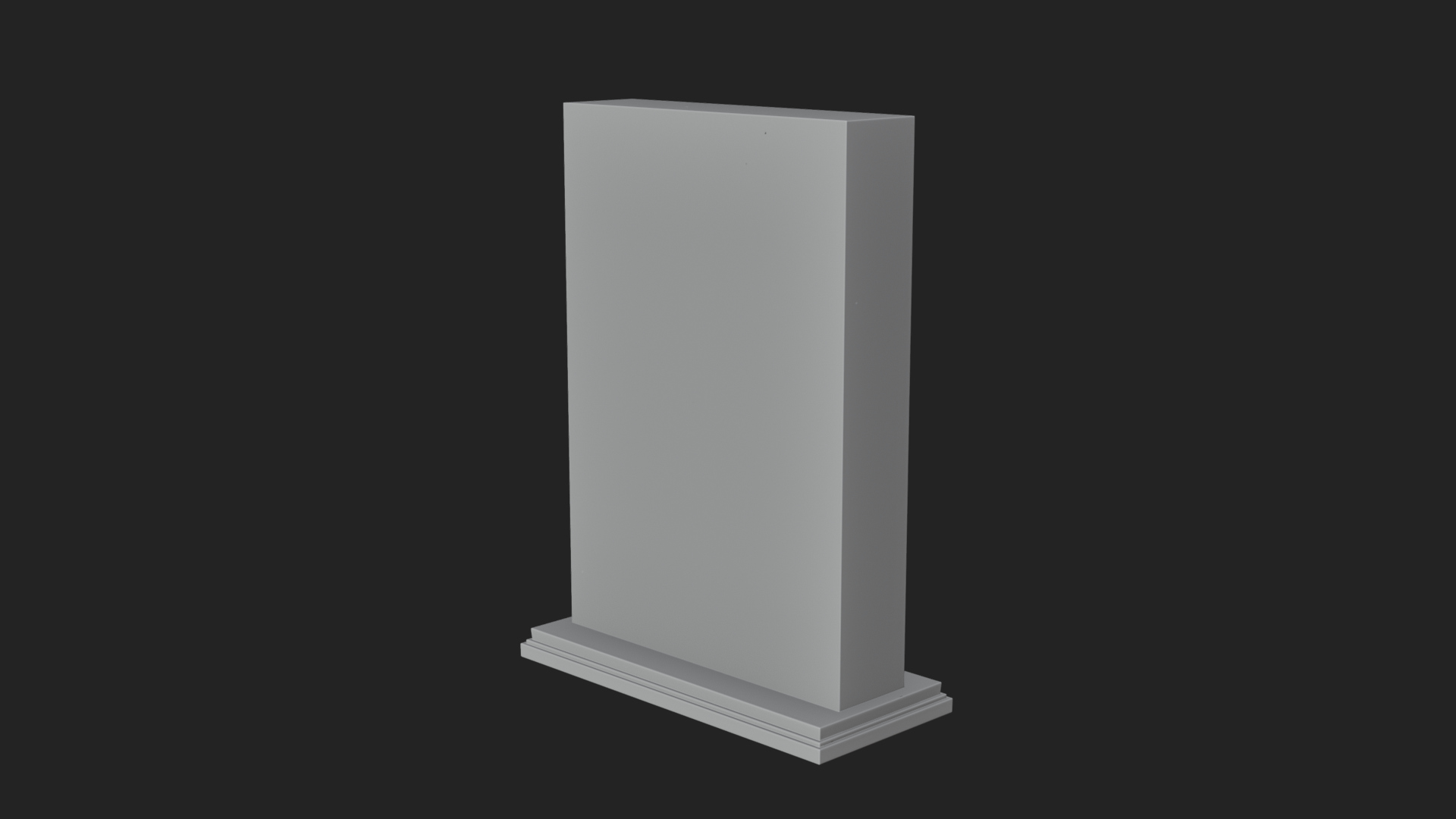 Carved Mihrab Niche Plaque Design 1 3D Print Model 3D Model