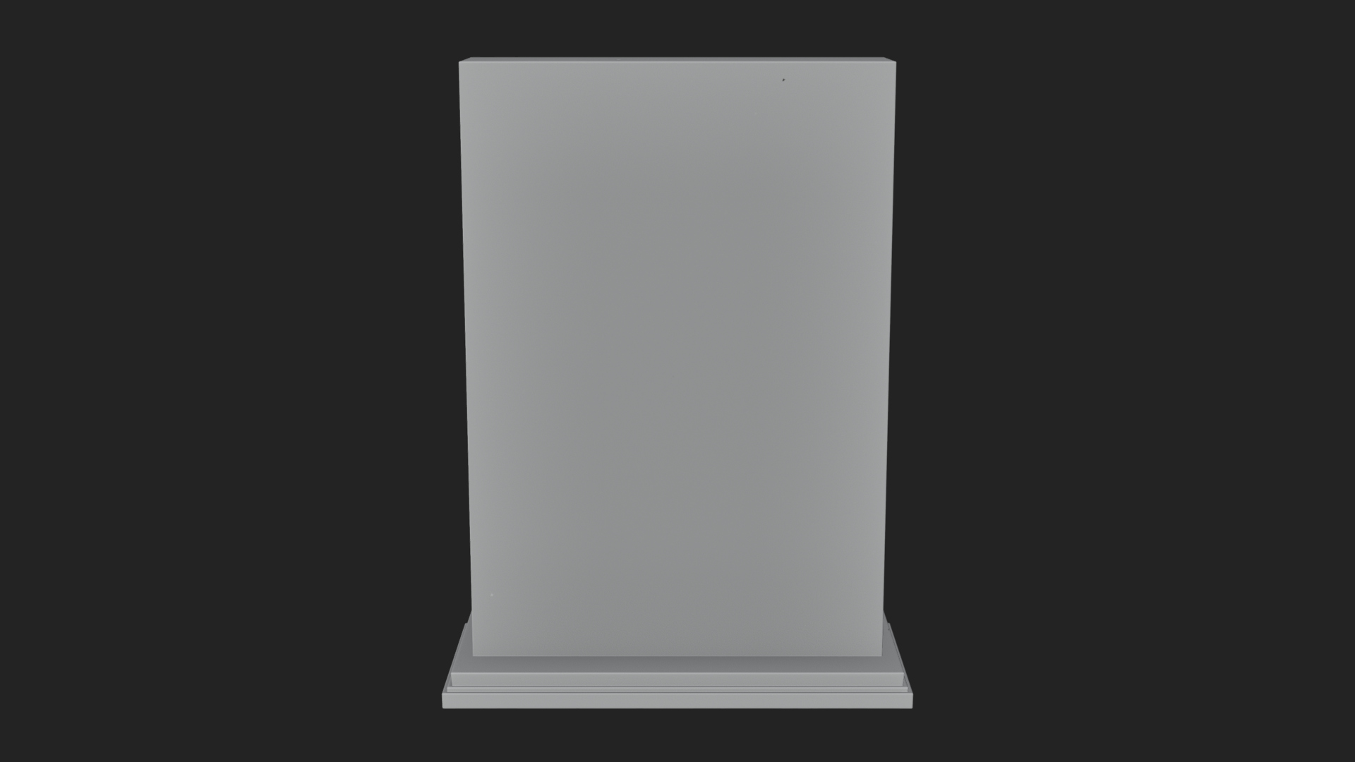 Carved Mihrab Niche Plaque Design 1 3D Print Model 3D Model