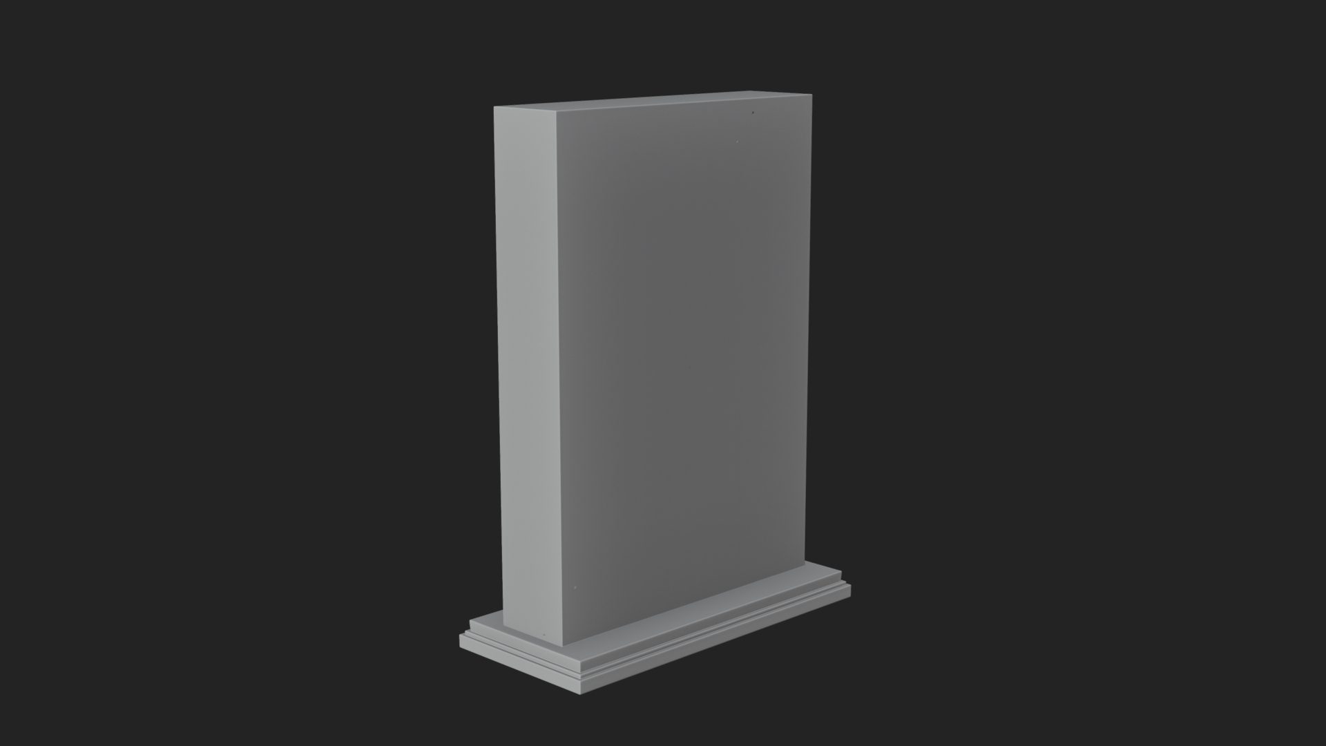 Carved Mihrab Niche Plaque Design 1 3D Print Model 3D Model