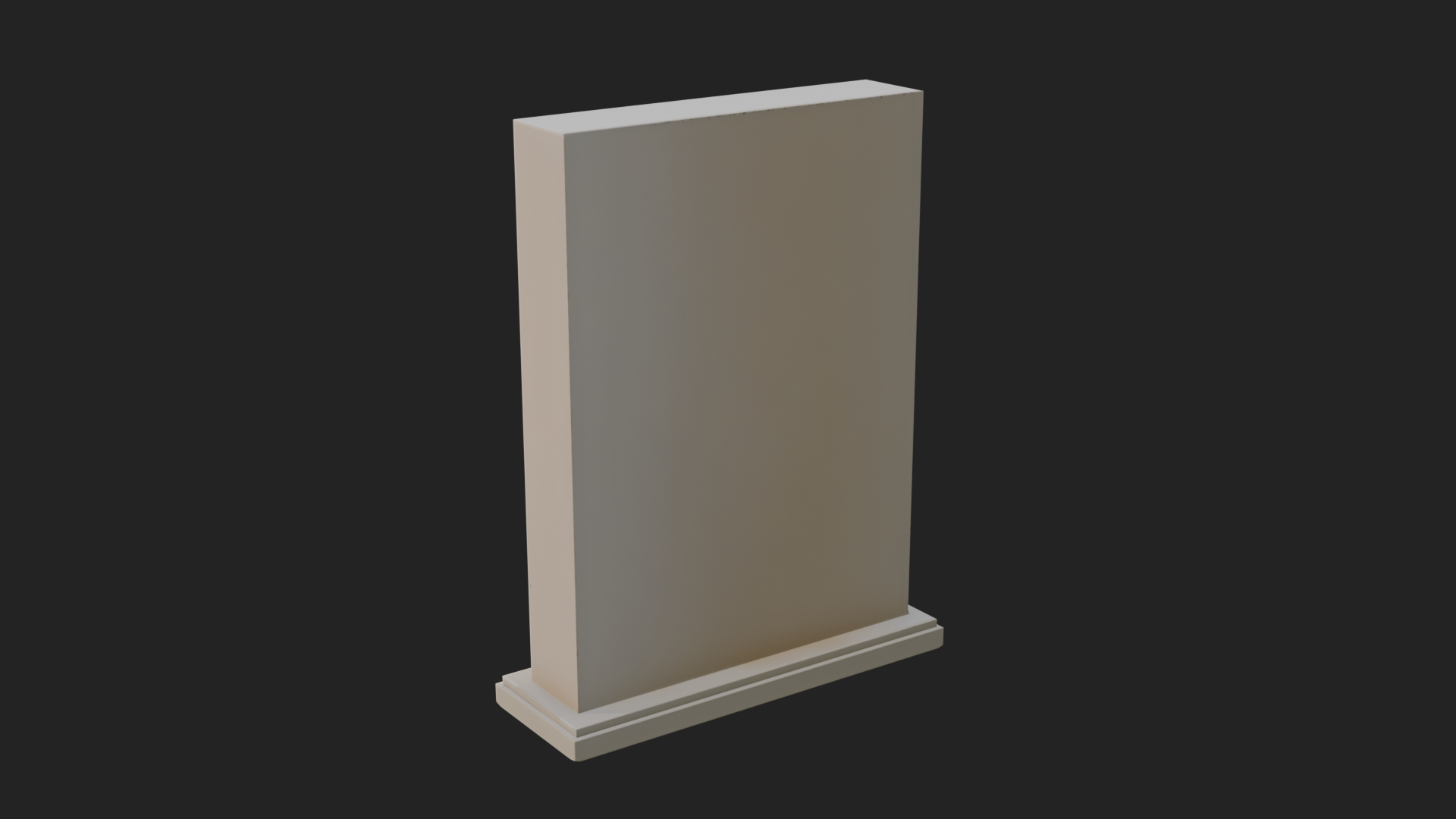 Carved Mihrab Niche Plaque Design 2 3D Print Model 3D Model