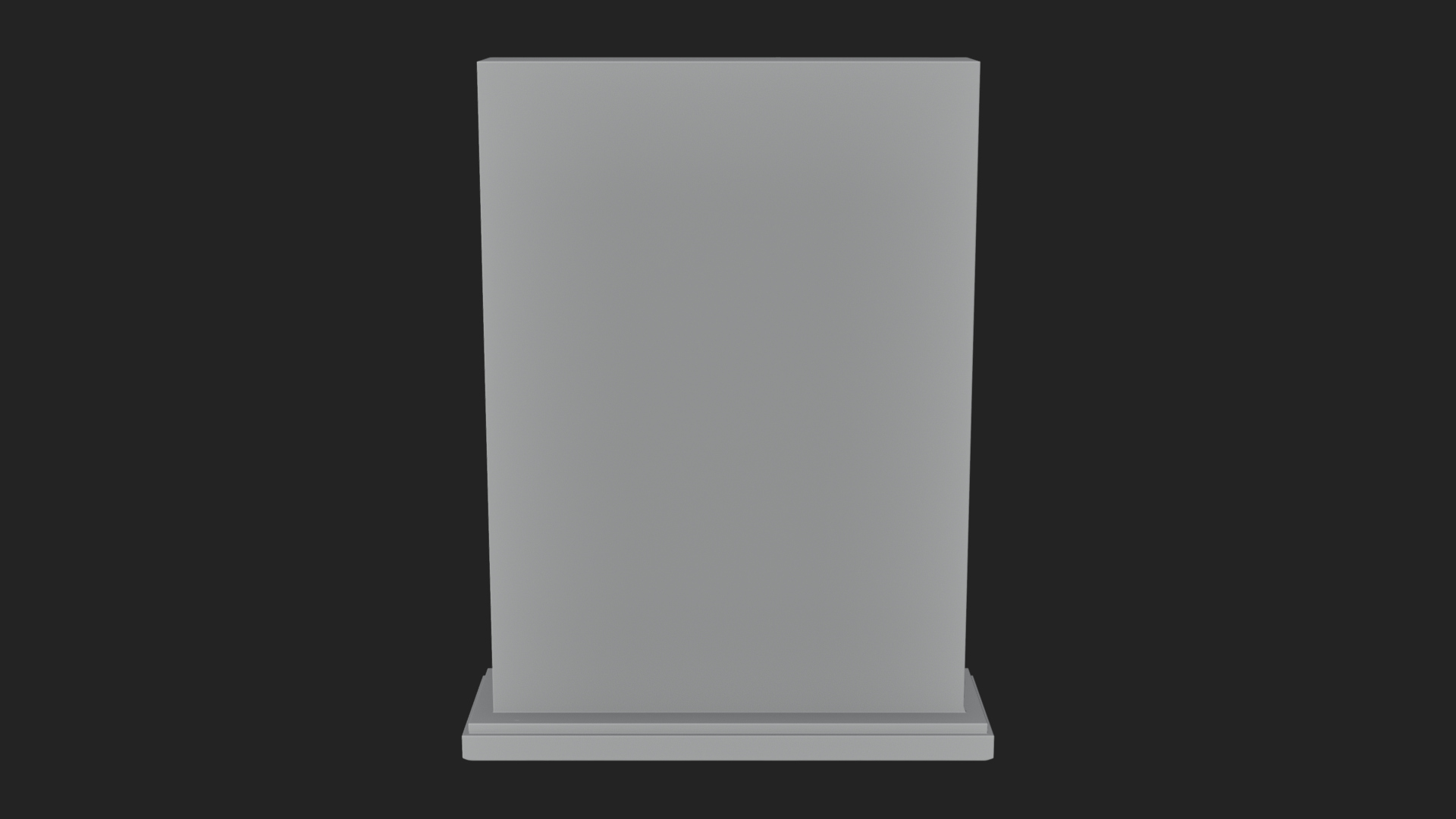 Carved Mihrab Niche Plaque Design 2 3D Print Model 3D Model
