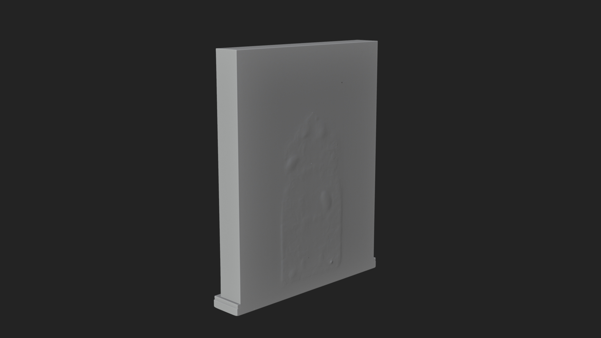 Carved Mihrab Niche Plaque Design 3 3D Print Model 3D Model
