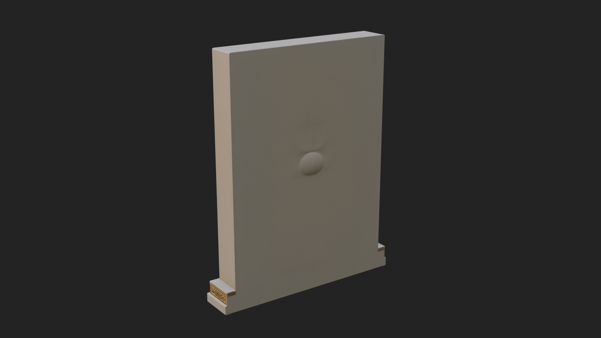Carved Mihrab Niche Plaque Design 4 3D Print Model 3D Model