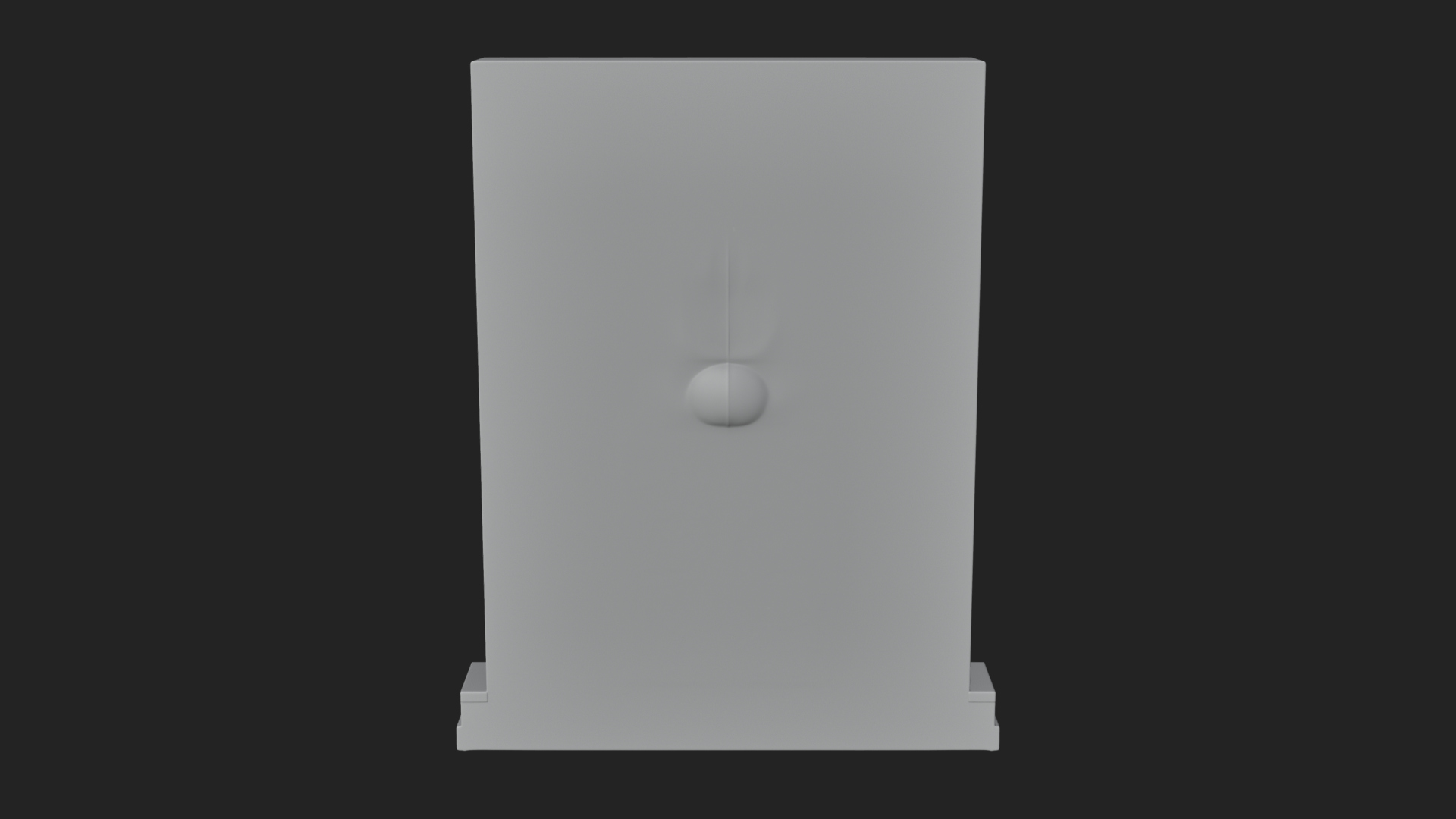 Carved Mihrab Niche Plaque Design 4 3D Print Model 3D Model