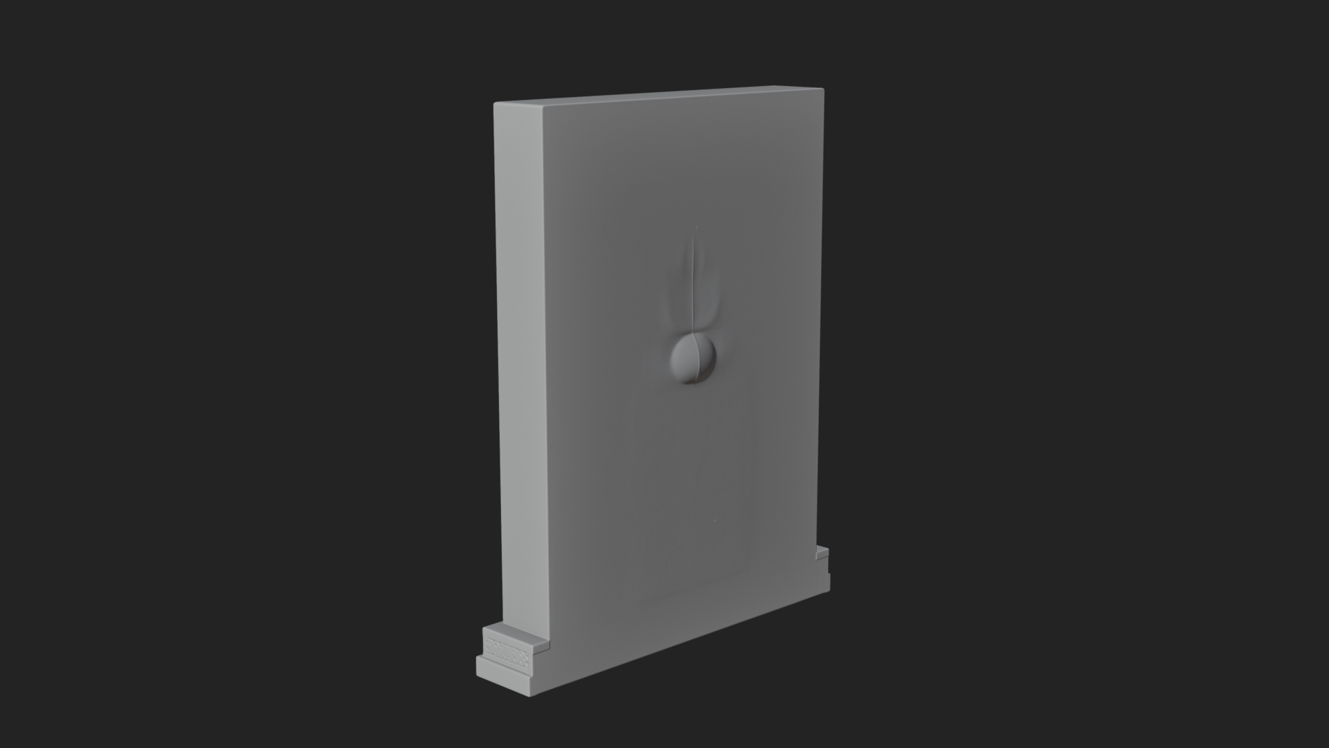 Carved Mihrab Niche Plaque Design 4 3D Print Model 3D Model