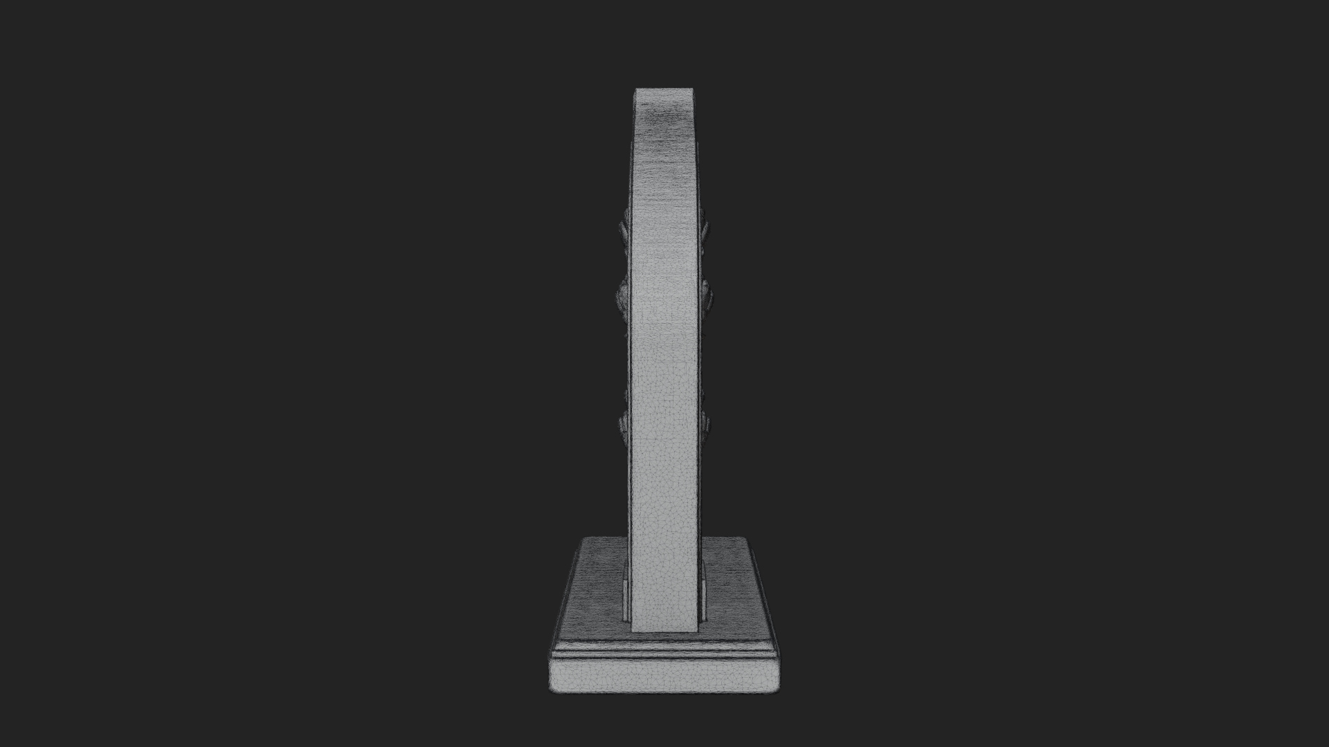 Carved Mihrab Niche Plaque Design 5 3D Print Model 3D Model