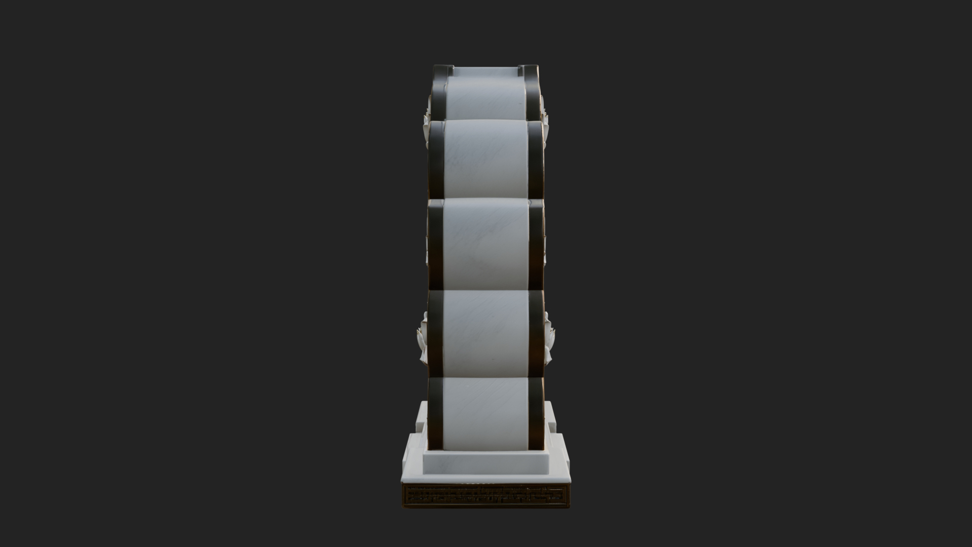 Carved Mihrab Niche Plaque Design 7 3D Print Model 3D Model
