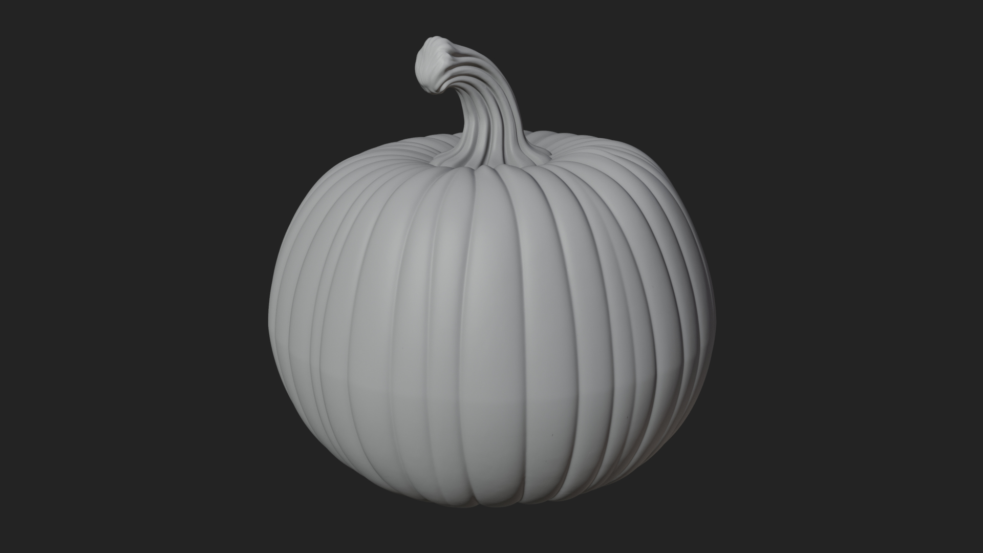 Carved Pumpkin Lantern Statue Design 15 3D Print Model 3D Model