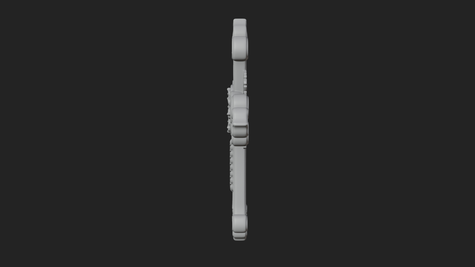 Carved Relief Wall Cross Design 10 3D Print Model 3D Model