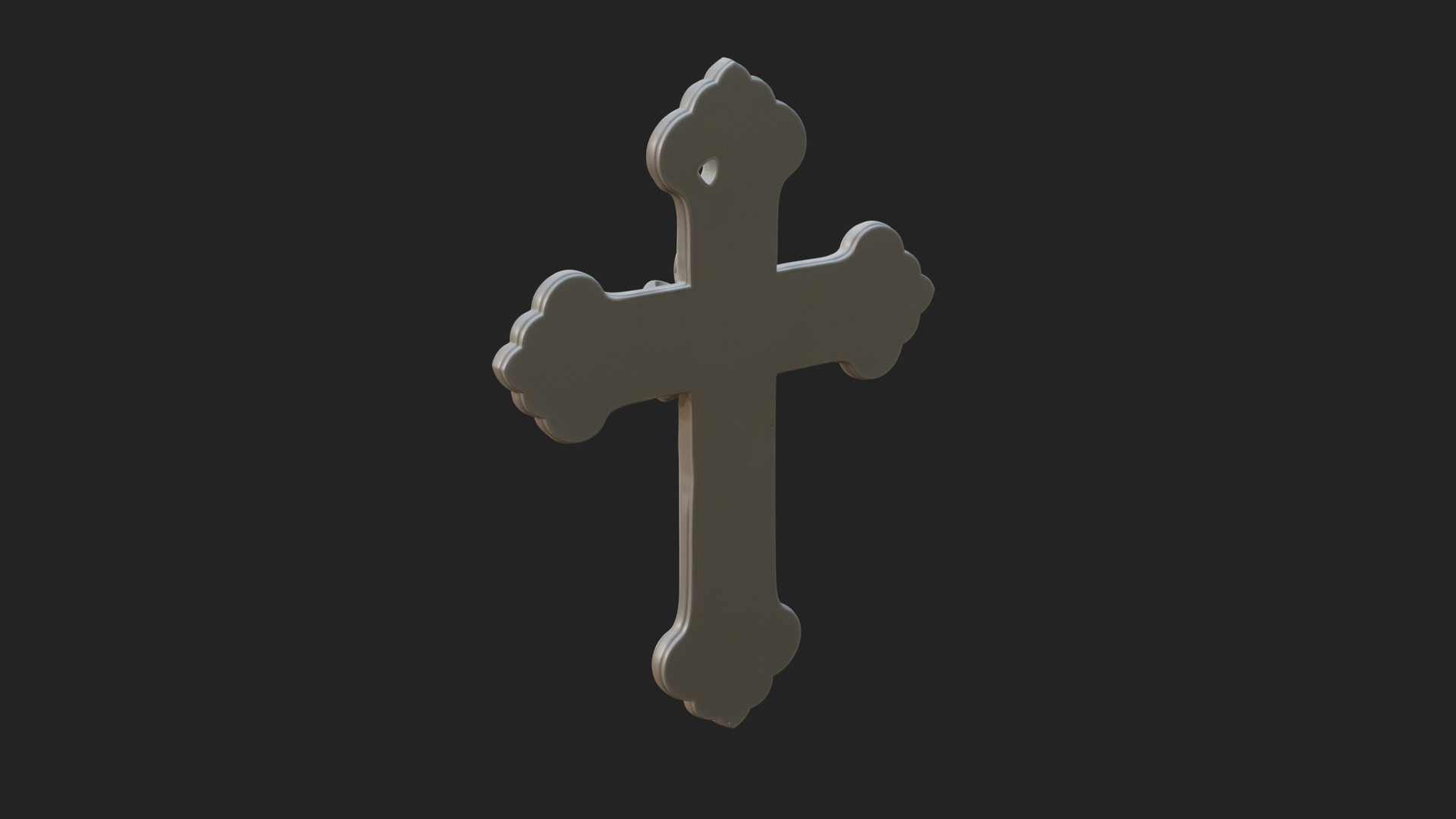 Carved Relief Wall Cross Design 101 3D Print Model 3D Model