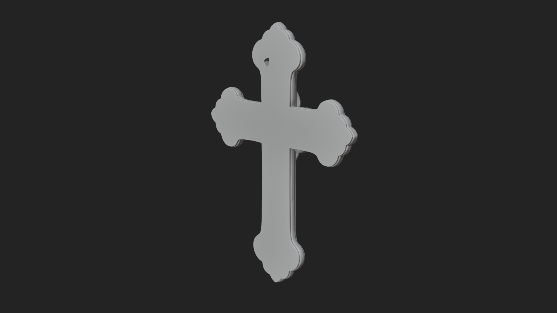 Carved Relief Wall Cross Design 101 3D Print Model 3D Model