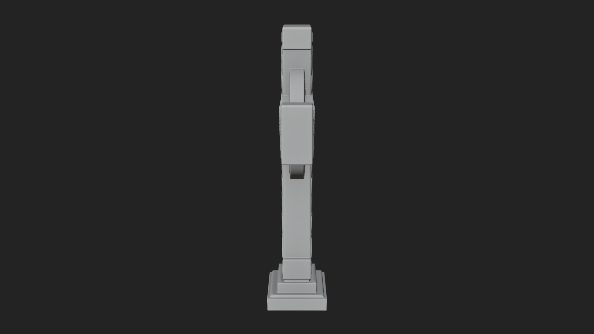 Carved Relief Wall Cross Design 102 3D Print Model 3D Model