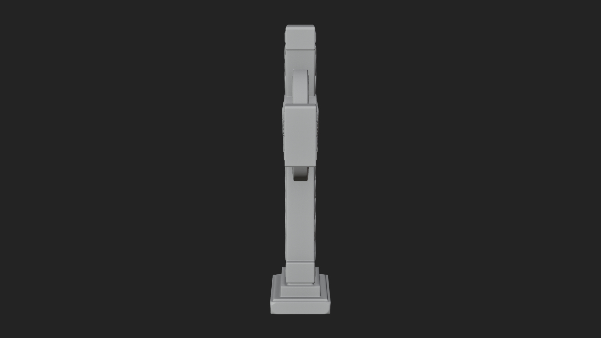 Carved Relief Wall Cross Design 102 3D Print Model 3D Model