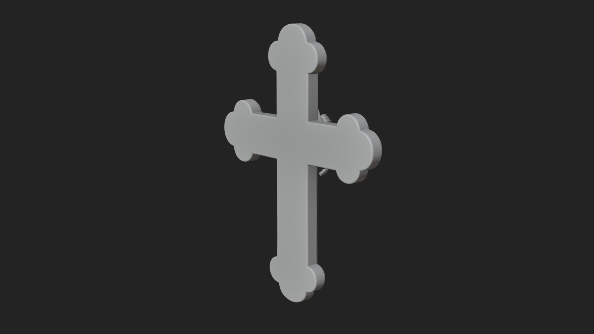 Carved Relief Wall Cross Design 103 3D Print Model 3D Model