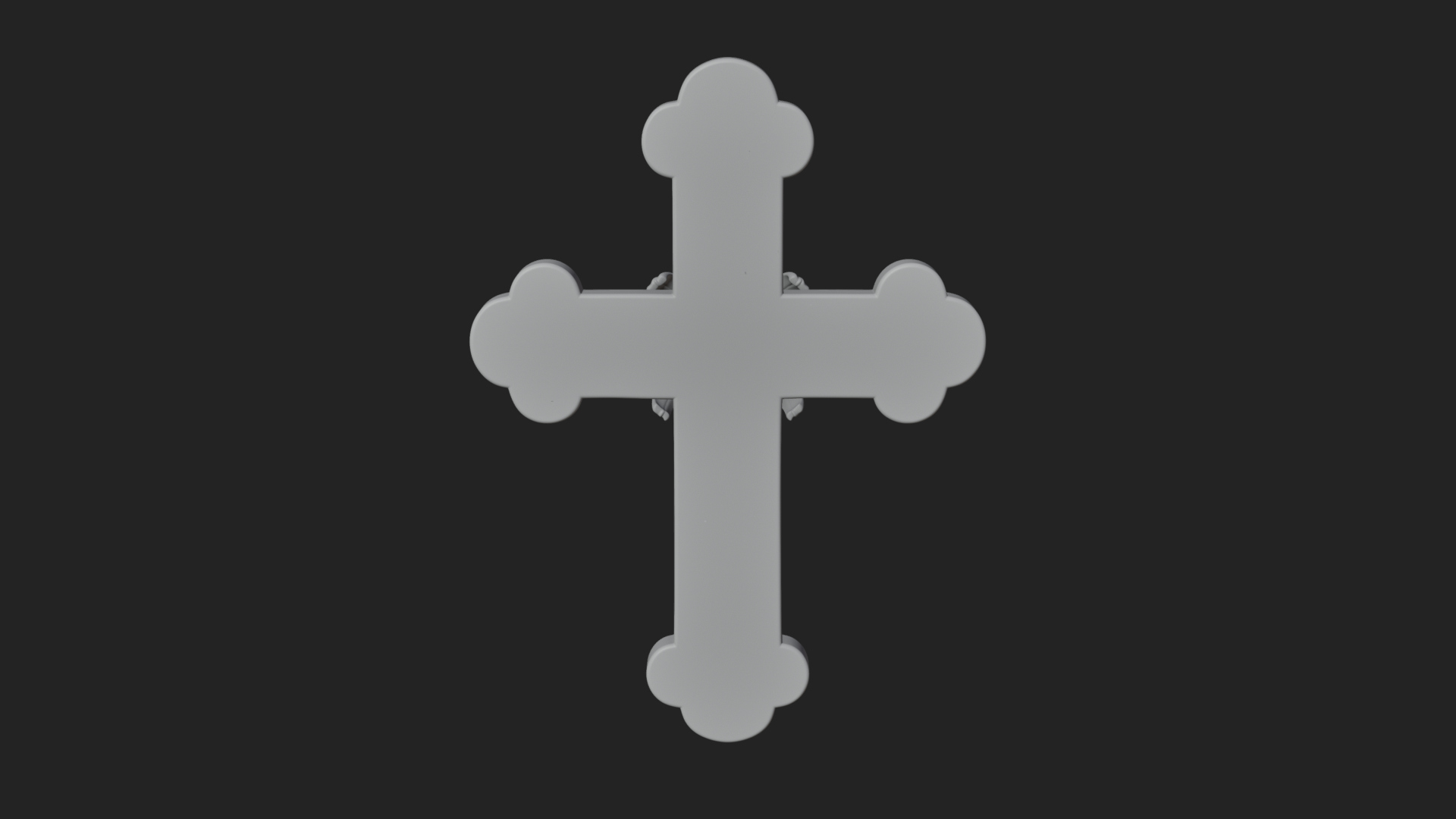 Carved Relief Wall Cross Design 103 3D Print Model 3D Model