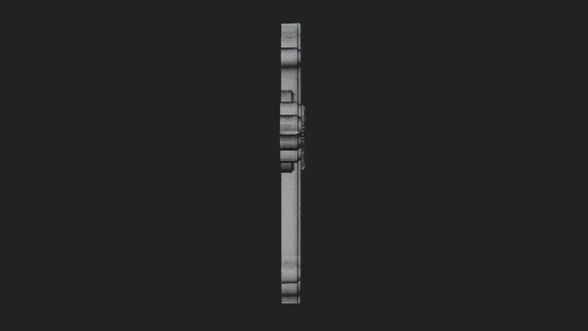 Carved Relief Wall Cross Design 105 3D Print Model 3D Model
