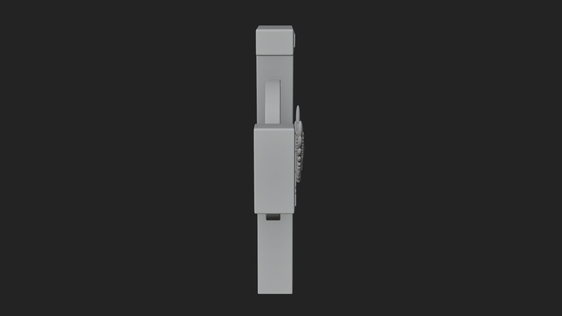 Carved Relief Wall Cross Design 106 3D Print Model 3D Model