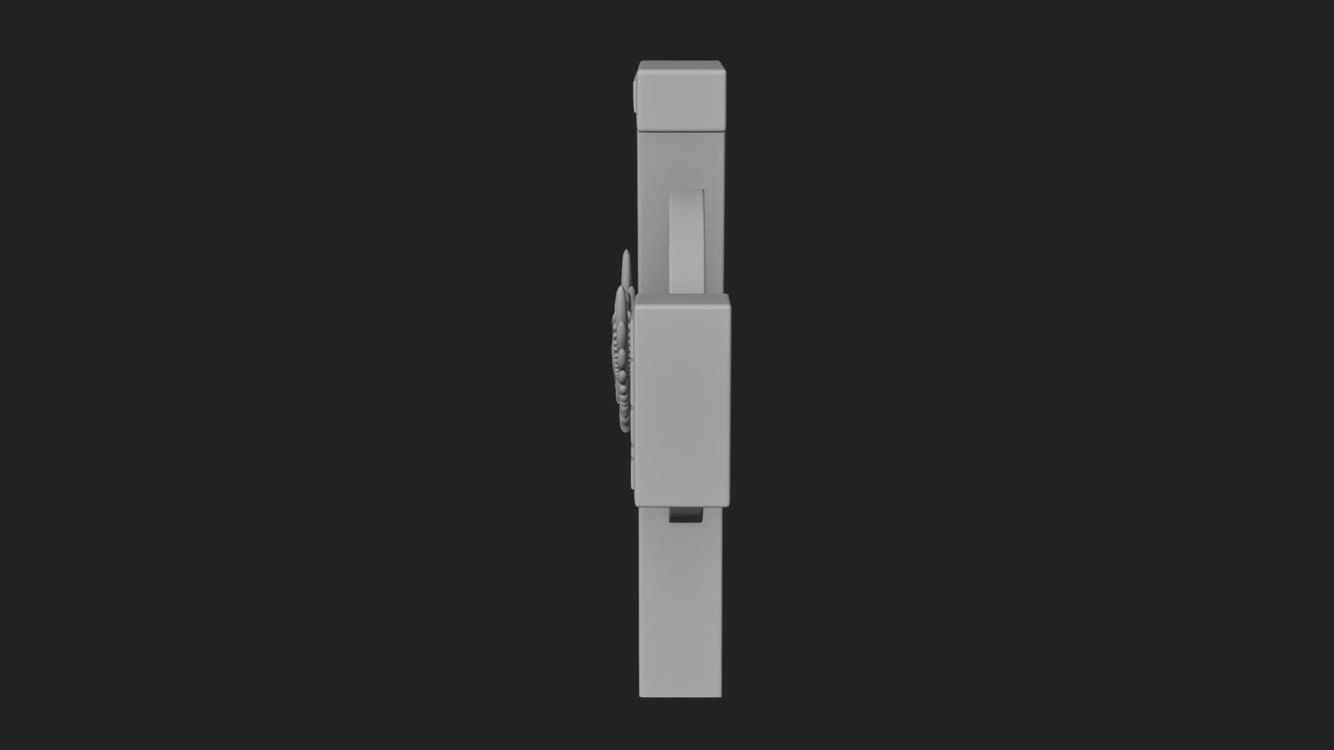 Carved Relief Wall Cross Design 106 3D Print Model 3D Model