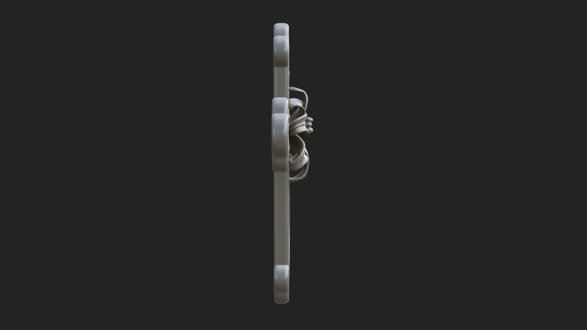 Carved Relief Wall Cross Design 107 3D Print Model 3D Model