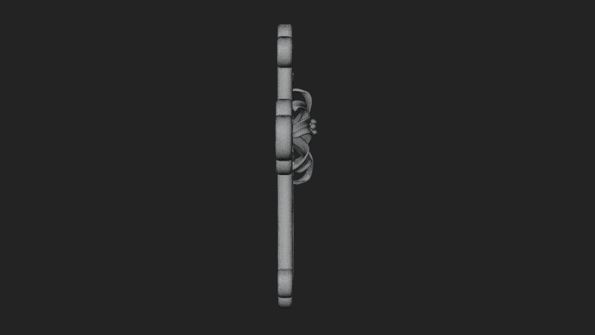 Carved Relief Wall Cross Design 107 3D Print Model 3D Model