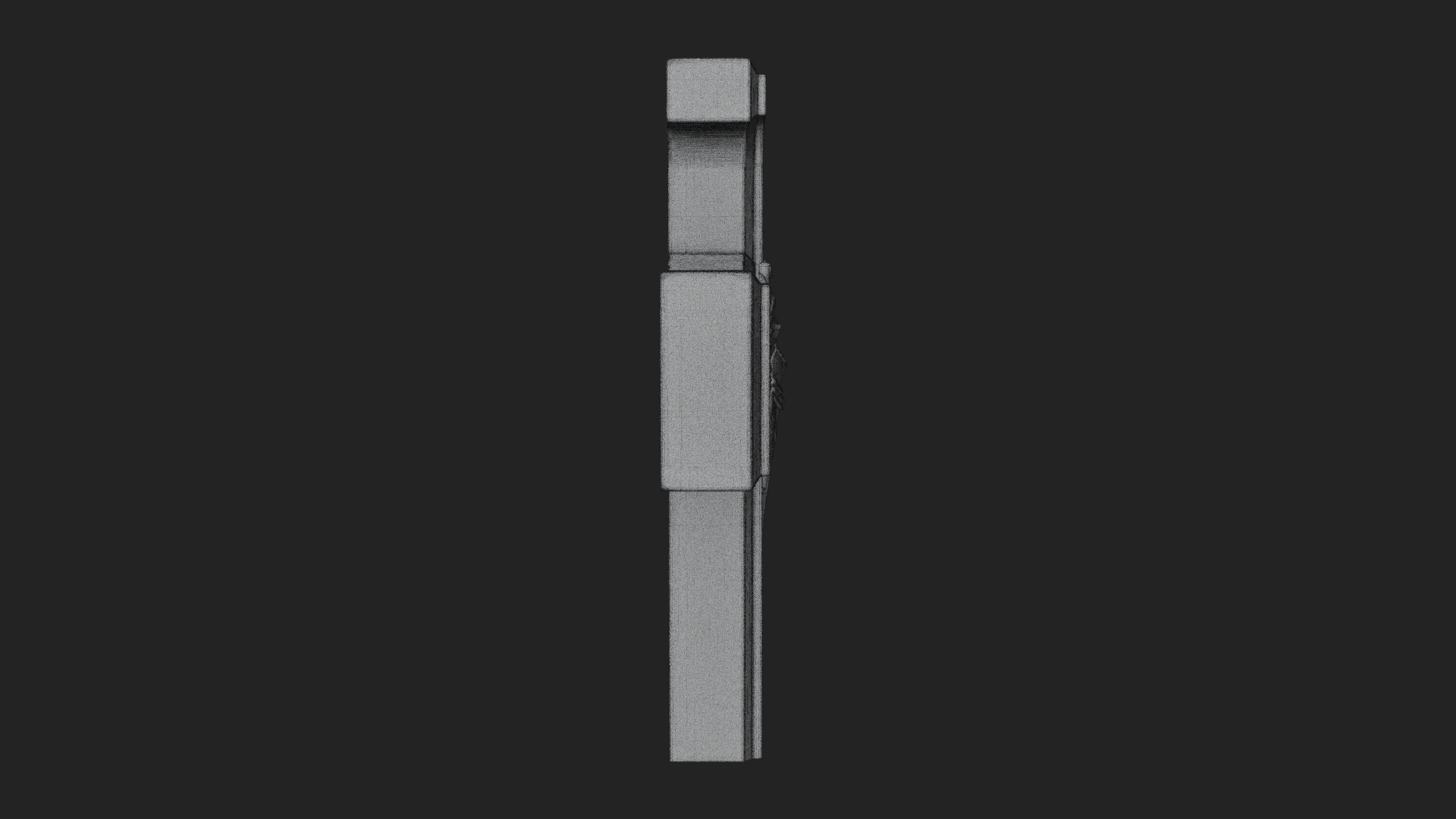 Carved Relief Wall Cross Design 109 3D Print Model 3D Model