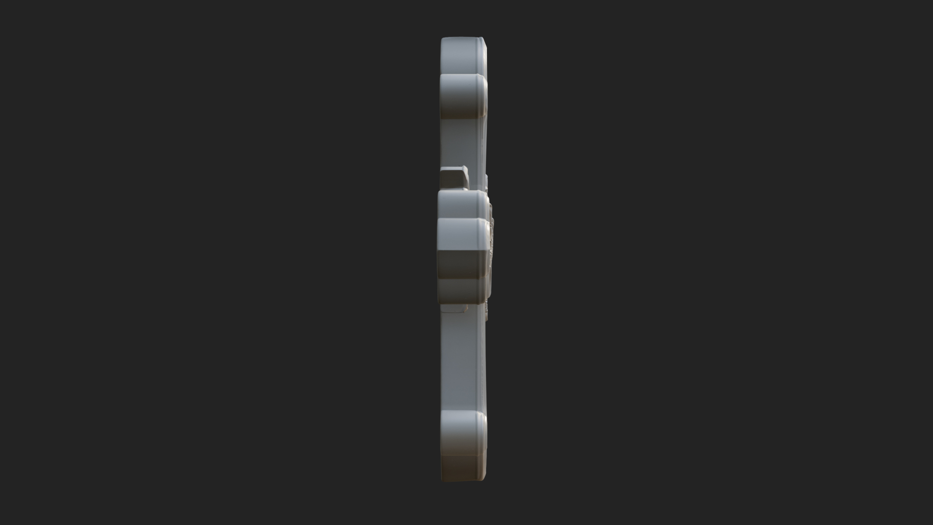 Carved Relief Wall Cross Design 112 3D Print Model 3D Model