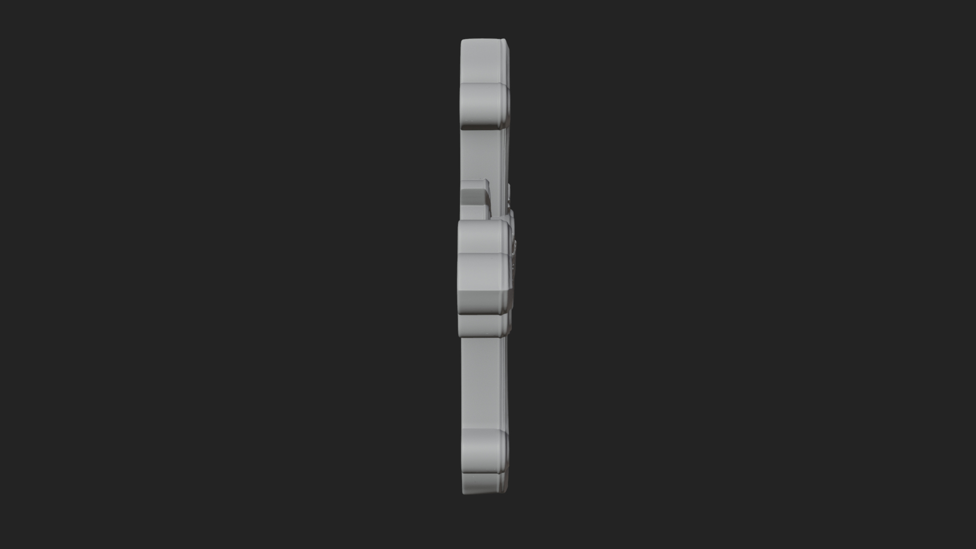 Carved Relief Wall Cross Design 112 3D Print Model 3D Model