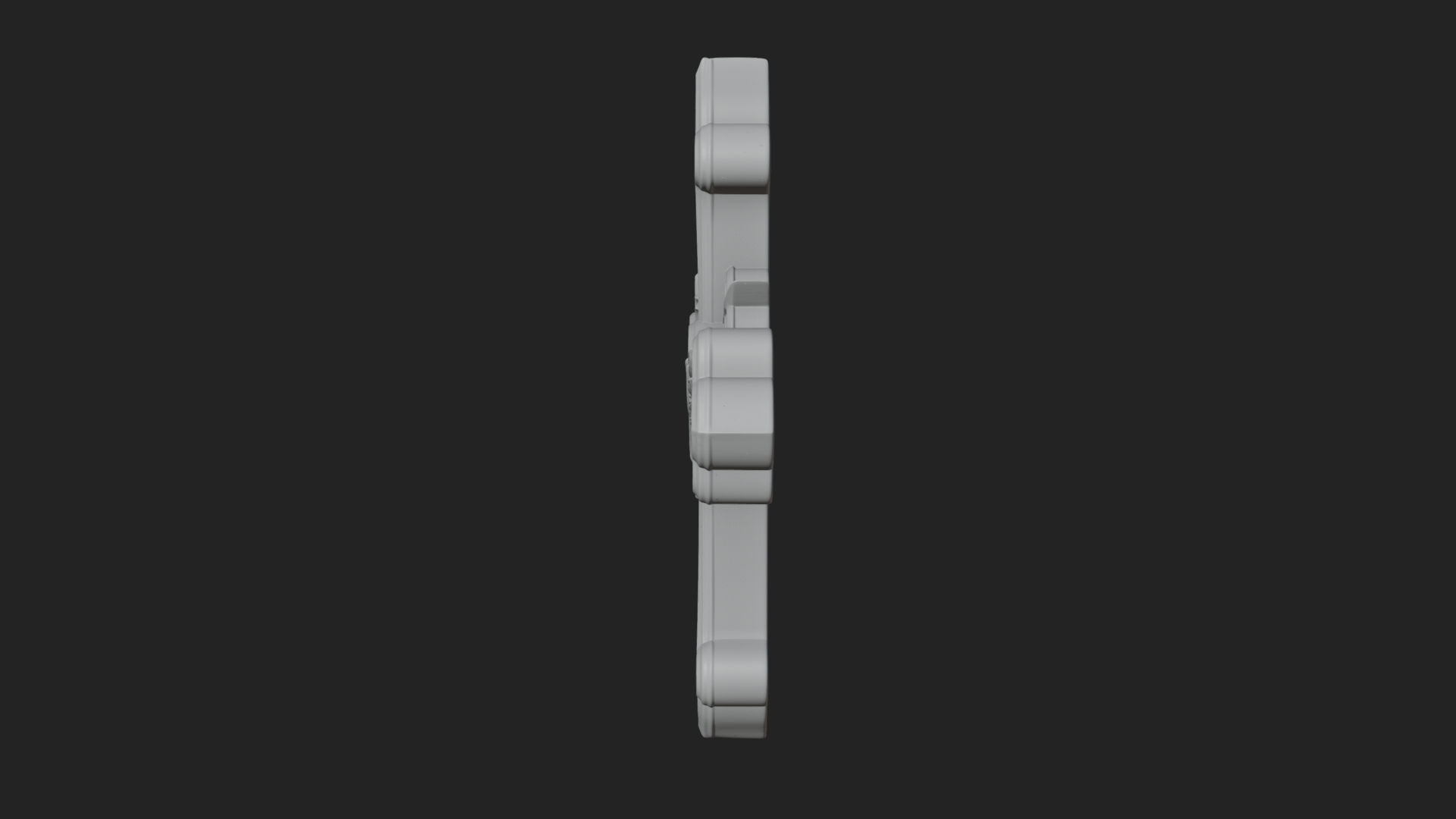 Carved Relief Wall Cross Design 112 3D Print Model 3D Model