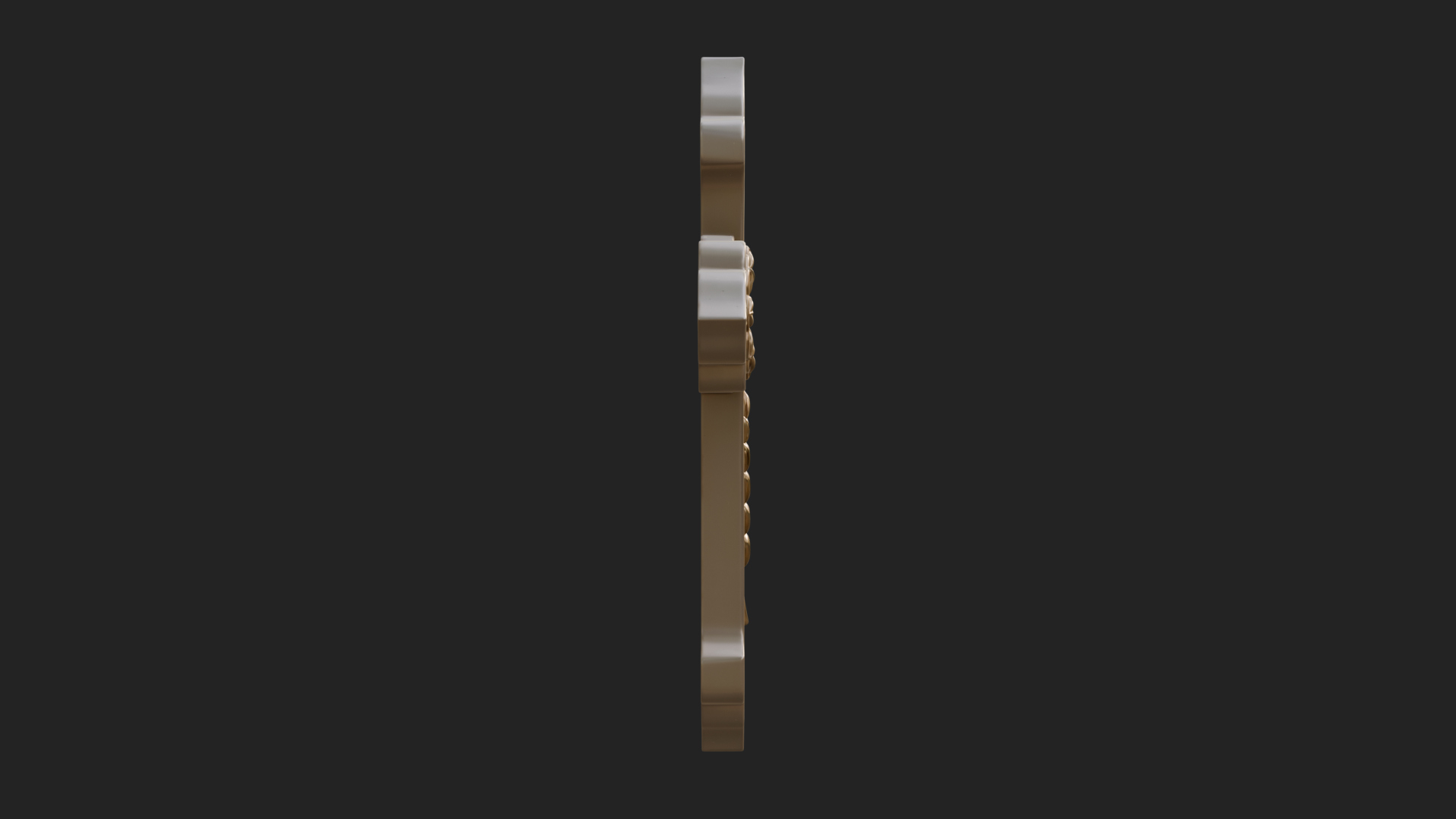 Carved Relief Wall Cross Design 114 3D Print Model 3D Model