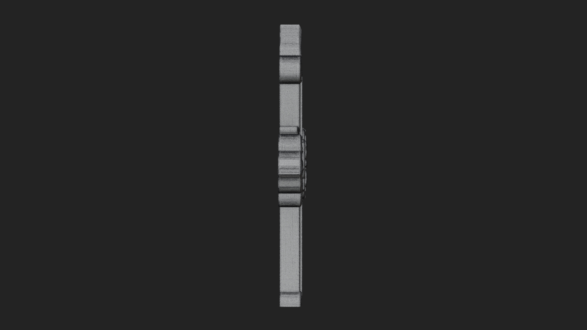 Carved Relief Wall Cross Design 116 3D Print Model 3D Model