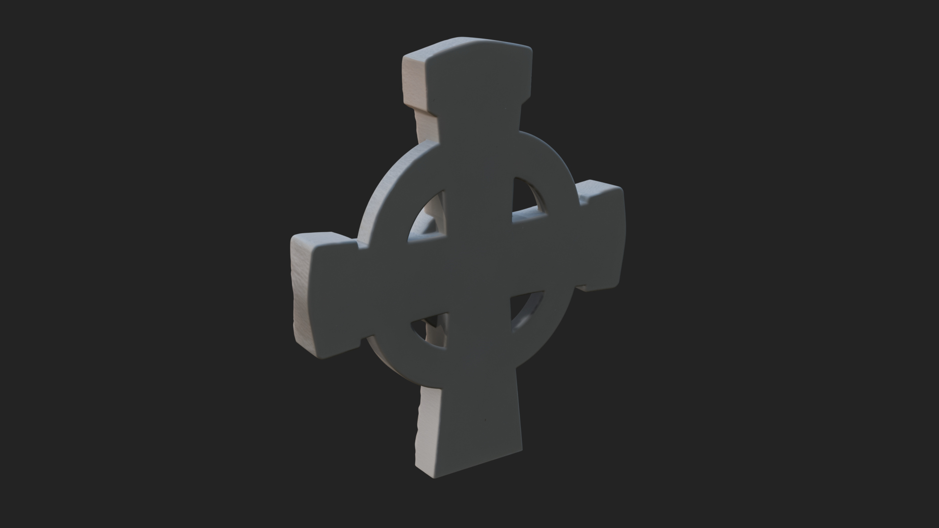 Carved Relief Wall Cross Design 118 3D Print Model 3D Model