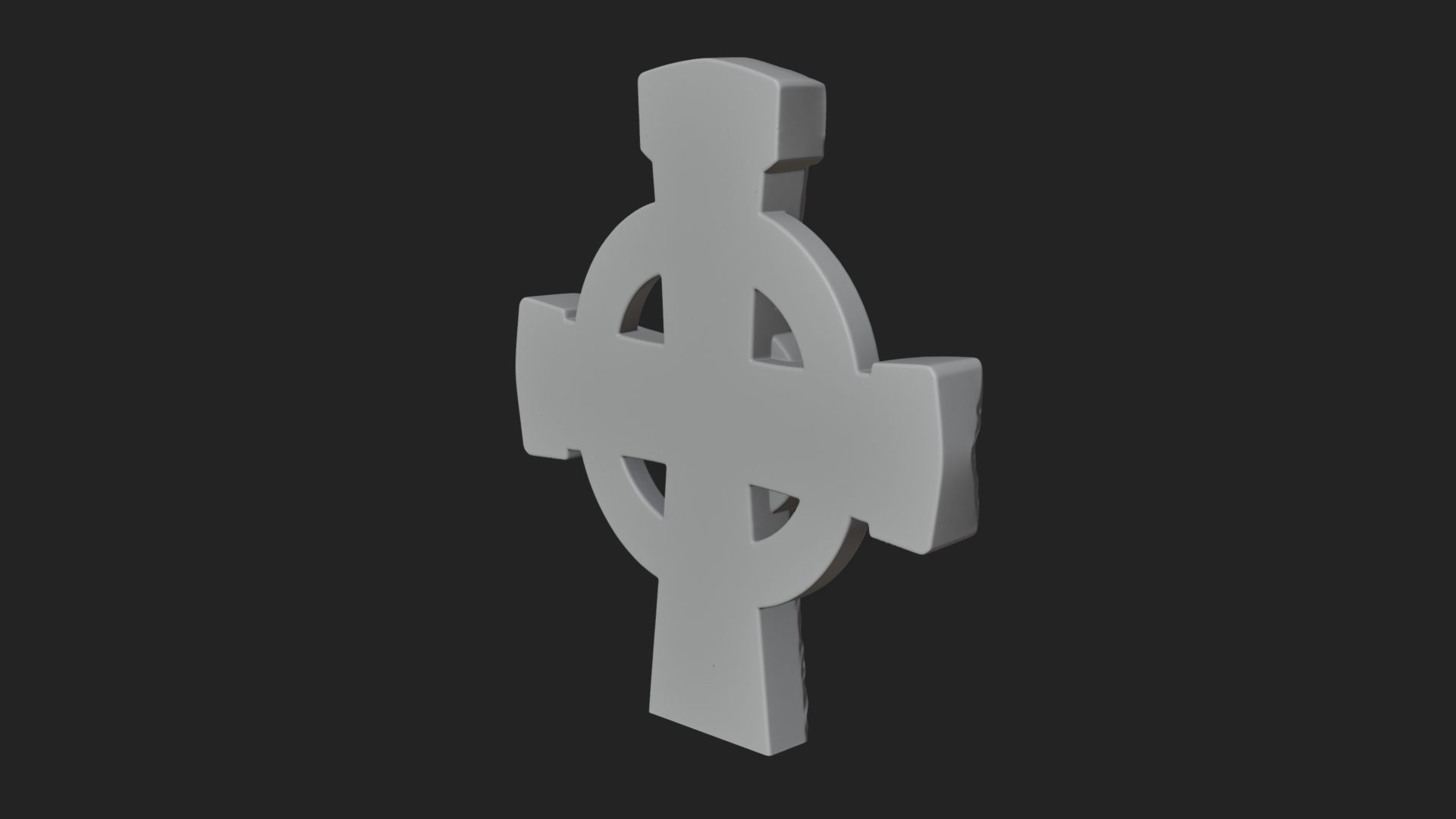 Carved Relief Wall Cross Design 118 3D Print Model 3D Model