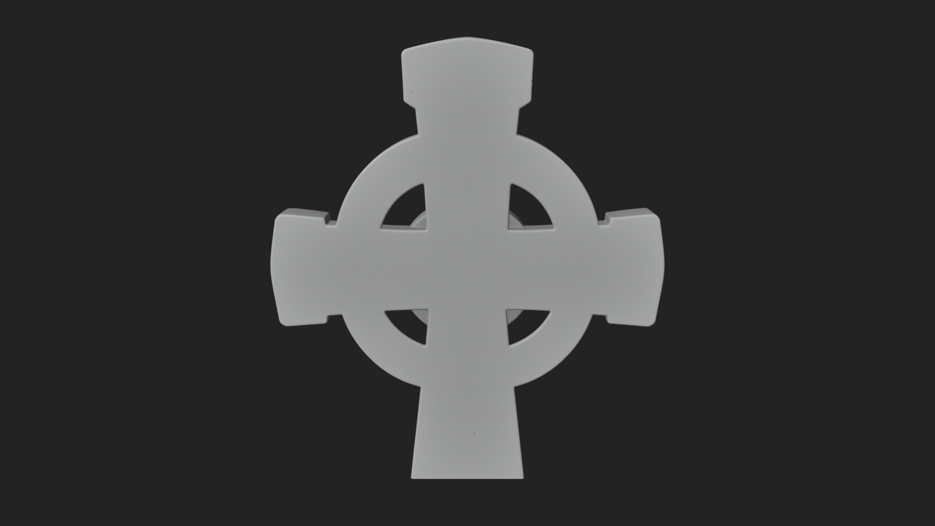 Carved Relief Wall Cross Design 118 3D Print Model 3D Model