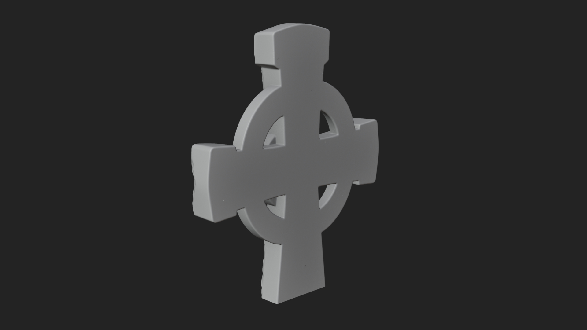 Carved Relief Wall Cross Design 118 3D Print Model 3D Model