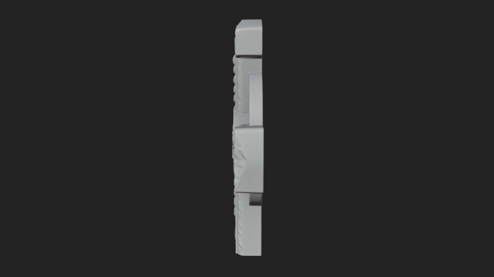 Carved Relief Wall Cross Design 118 3D Print Model 3D Model